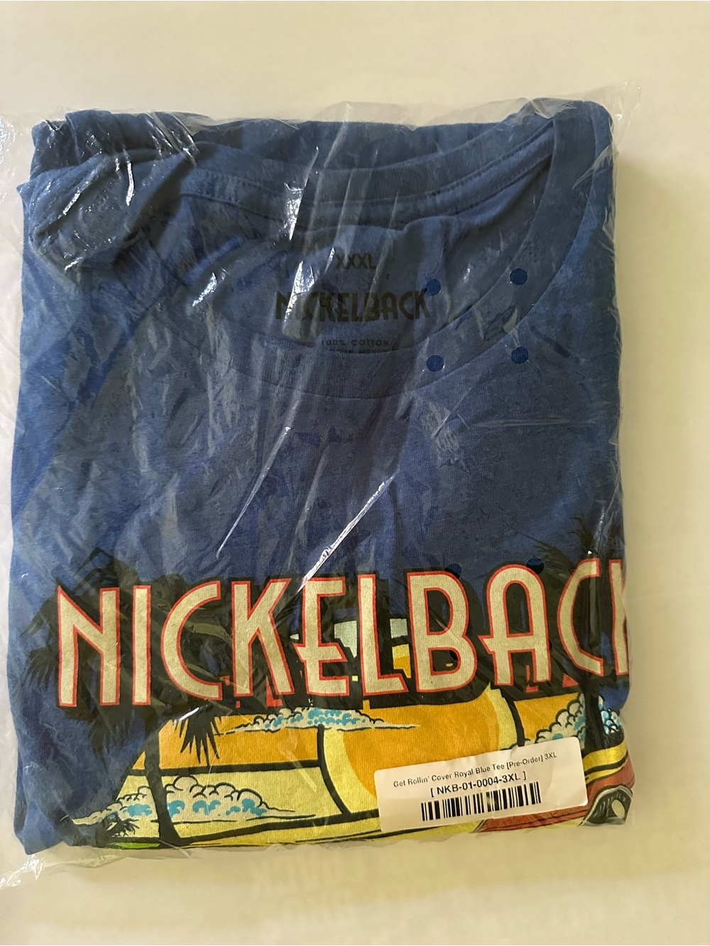 Nickelback Graphic Band Tee - Royal Blue